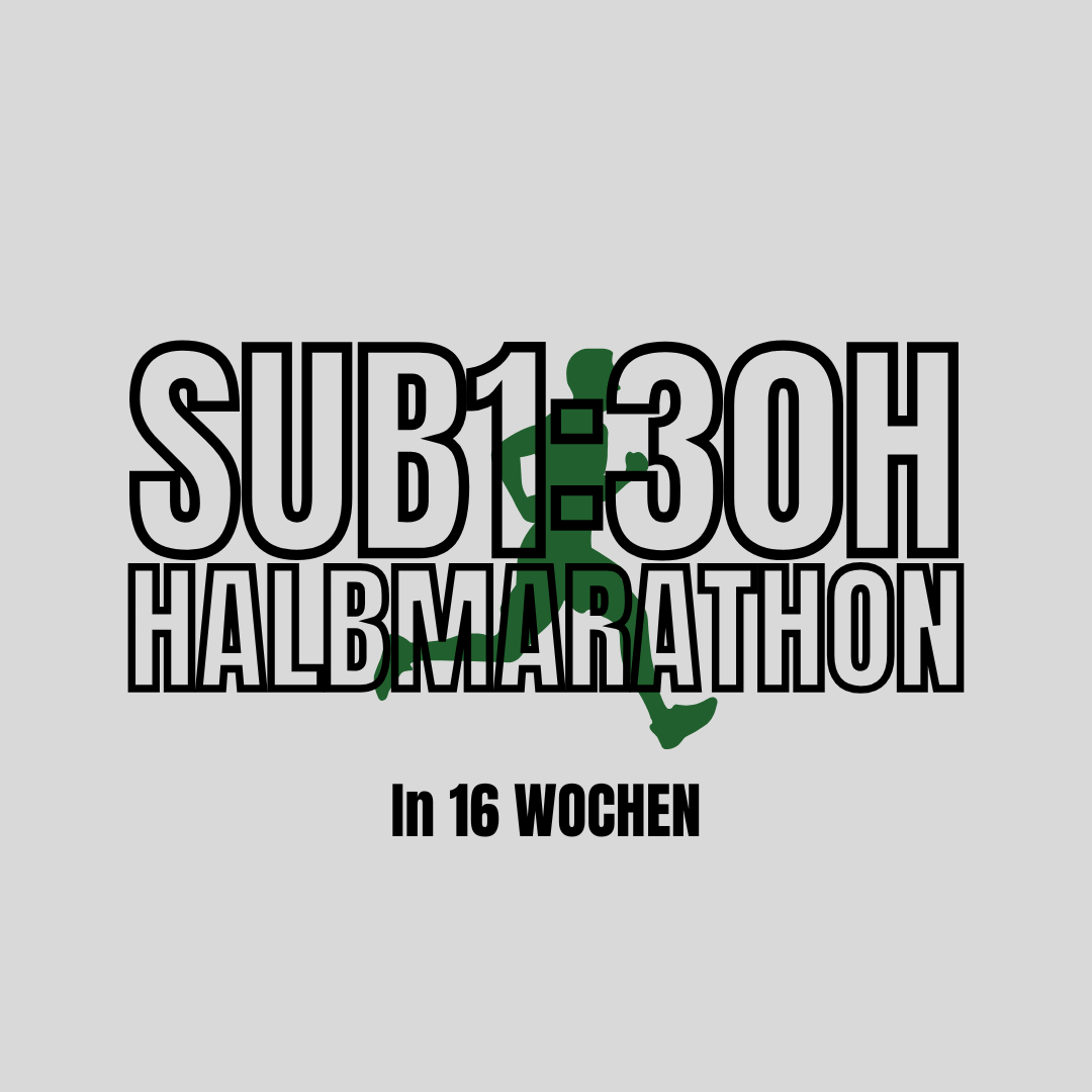 SUB1:30h Halbmarathon - Trainingsplan (16 Wochen)